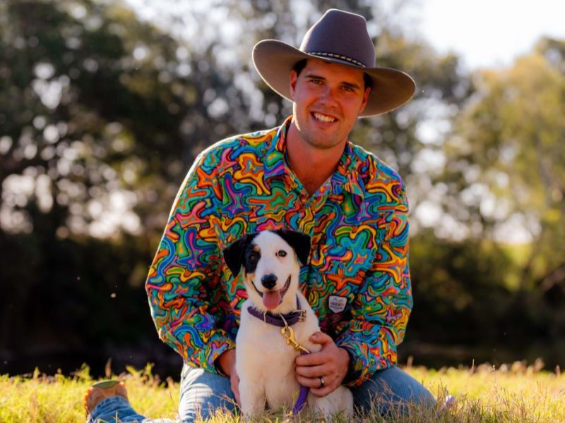 Walcha grazier Sam Mackaway quietly spreads lifesaving message on Muster Dogs
