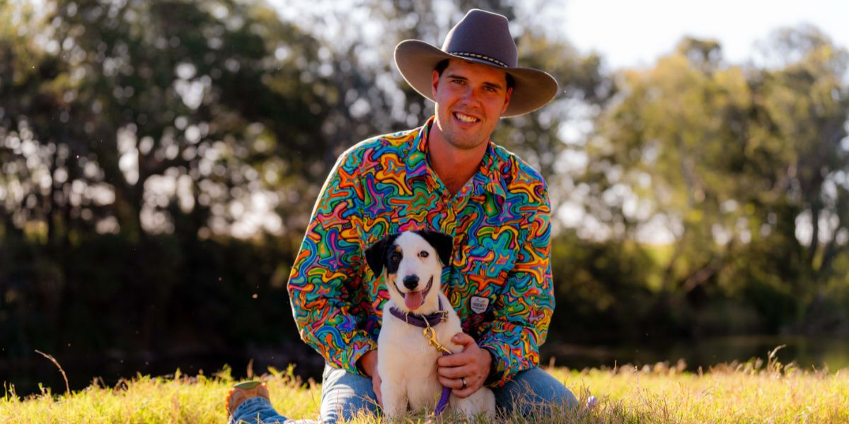 Walcha grazier Sam Mackaway quietly spreads lifesaving message on Muster Dogs