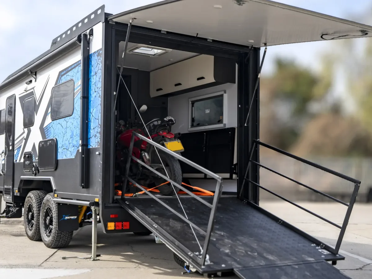 Unleash epic adventures with the X Series RV Toy Hauler X Terra from Tow World