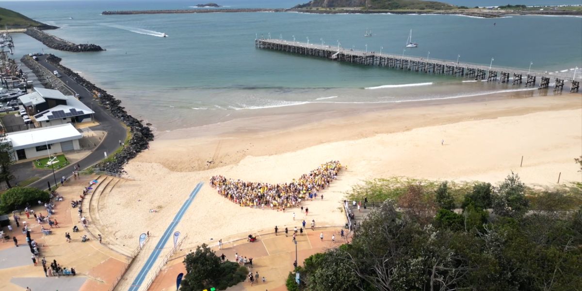 Coffs Harbour goes bananas at record-breaking moment