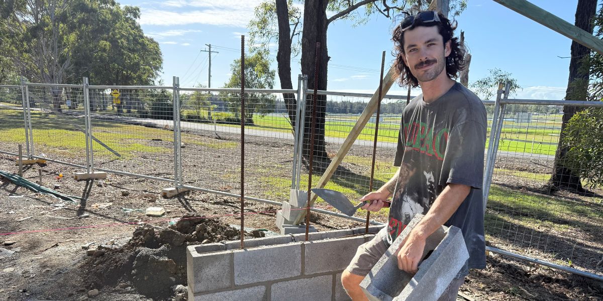 From trucks to bricks: Harrington apprentice urges young locals to seize trade opportunities