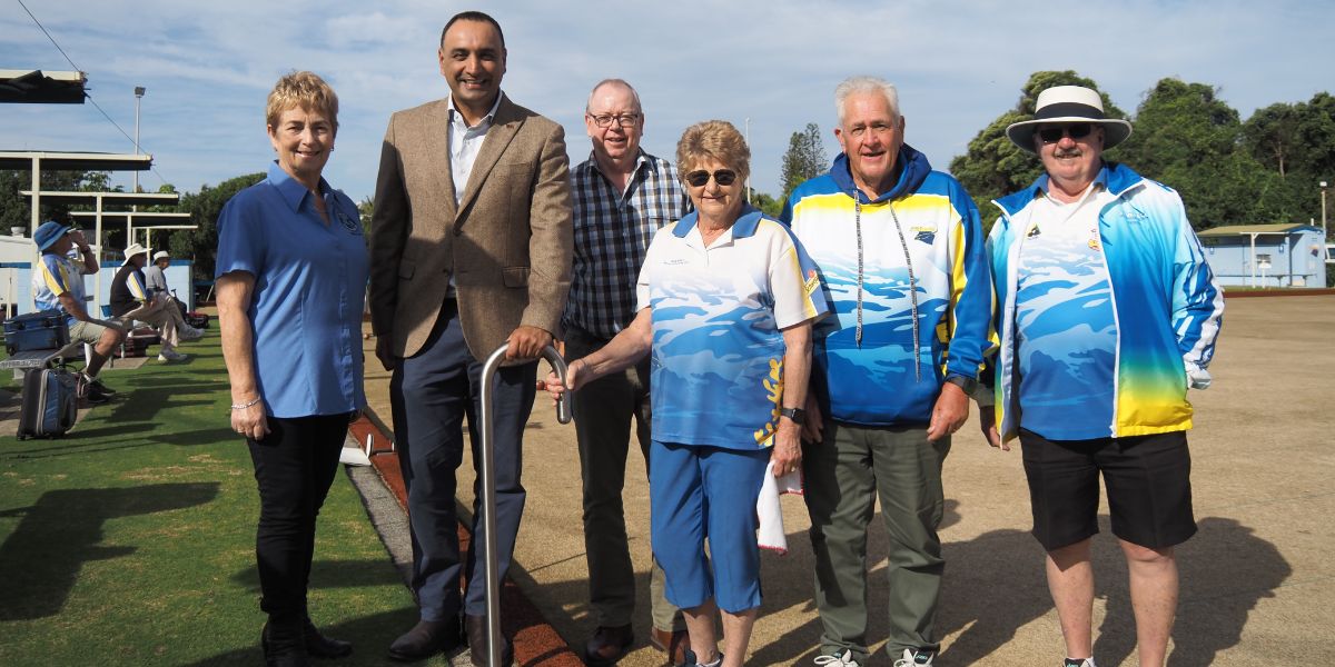 New handrails improve access at Sawtell Bowling Club