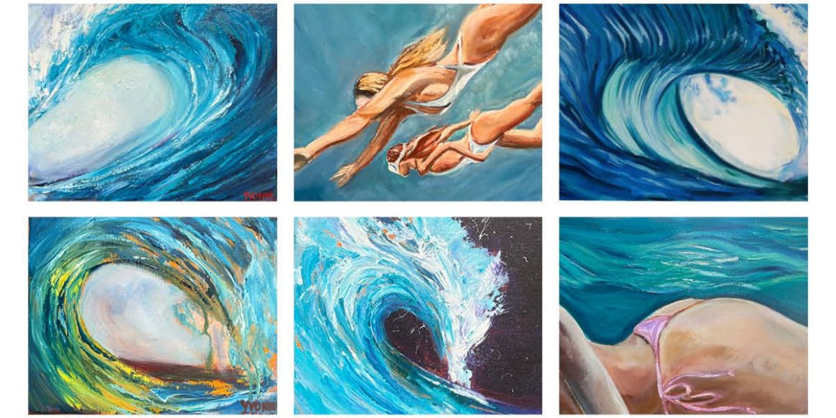 Byron Spaces Gallery winter exhibition ‘Ocean Magic’ by local artist Yvonne Fenech