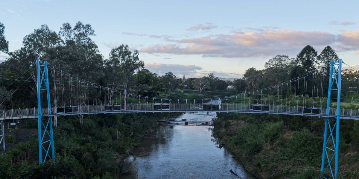 Casino’s new suspension bridge built back better