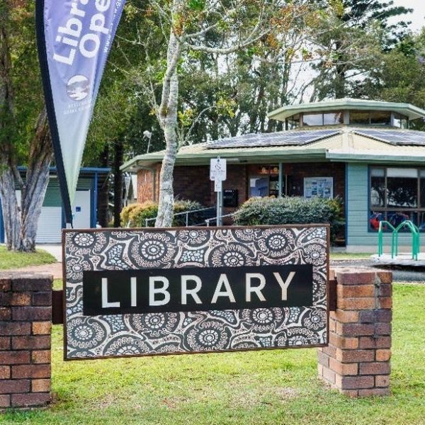 Outdoor transformation set for Urunga Library