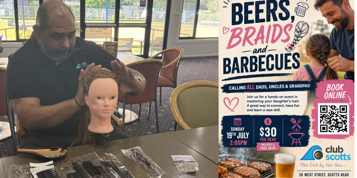Dads to trade footy talk for French braids at Club Scotts