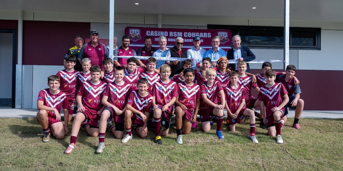 Casino rugby league clubhouse reopens with flood-resilient rebuild